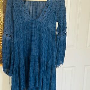 FREE PEOPLE BOHO DRESS & SLIP